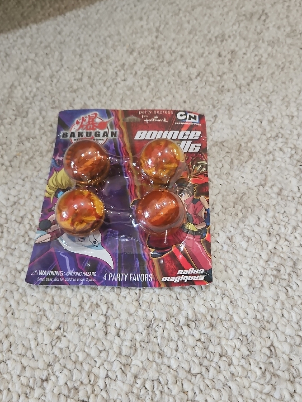 Bakugan Bounce Balls Set Of 4